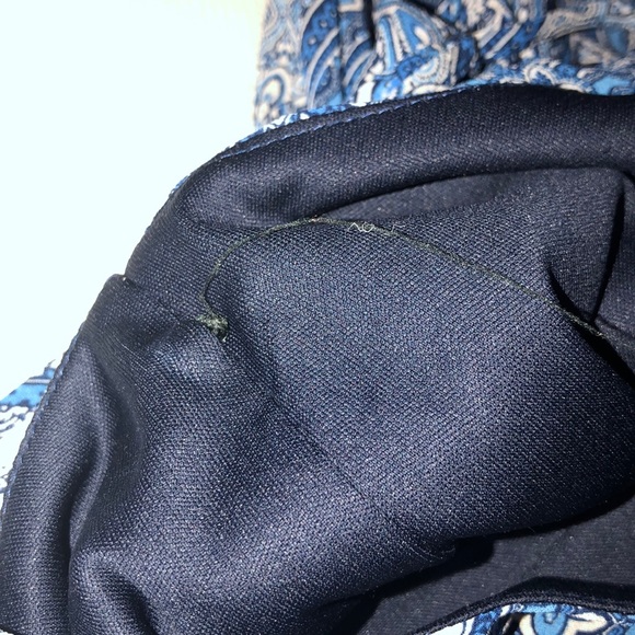 Blue Patterned Mini Dress - Picture 5 of 5